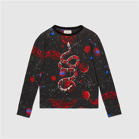 gucci space snake hoodie